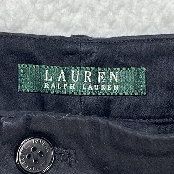 Lauren Ralph Lauren Shorts Womens Size 10 Black Cotton Blend 32x7 - Picture 6 of 8